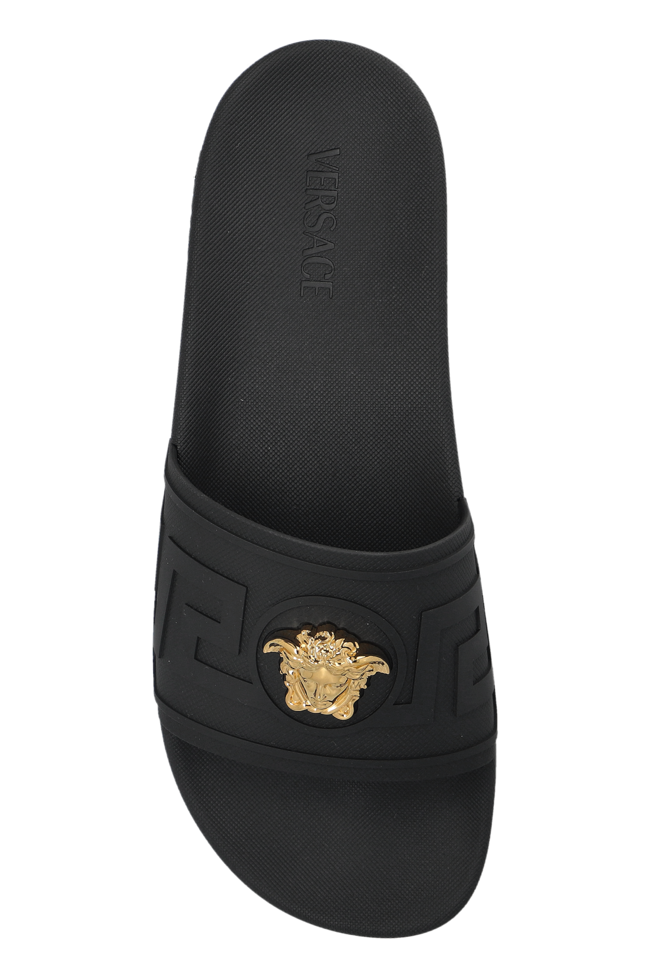 Black Rubber flip-flops Versace - Vitkac AS